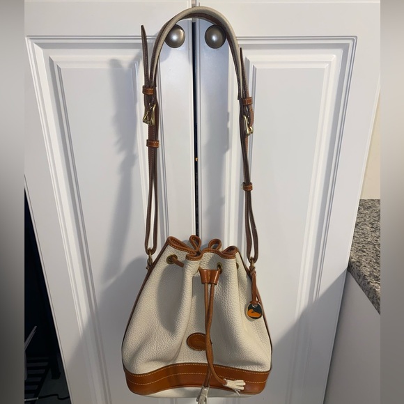 Dooney & Bourke Florentine Leather Drawstring Bag - Picture 1 of 10
